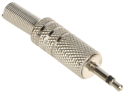 Mufă Jack 2,5 mm dreaptă JACK-W/2.5/M/MET
