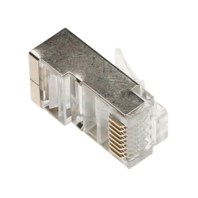 Mufă modulară ecranată RJ45 DELTA PLUG RJ45/6-EKRAN*P10, RJ45 (8P8C), set 10 buc.