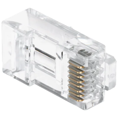 Mufă modulară RJ45 cu trecere DAHUA PFM976-631-PT, EZ-Type, 8 pini, set 100 buc.