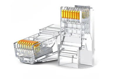 MUFA RJ-45 Ugreen, "NW120" pt. cablu UTP, Cat6, RJ-45 (T), plastic, unshielded, 50 buc, "50962" - 6957303859627