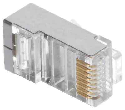 Mufă RJ45 ecranată cat. 5e DELTA PLUG RJ45/EKRAN*P10, set 10 buc.