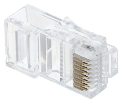 Mufă RJ45 modulară cu trecere DELTA PLUG RJ45T*P100, EZ-Type, set 100 buc.