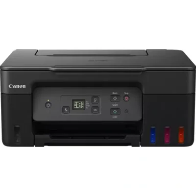 "Multifunctional inkjet color CISS Canon PIXMA G2470, dimensiune A4(Printare, Copiere, Scanare), viteza imprimare 11ipm alb-negru, 6ipm color,rezolutie printare 4800x1200 dpi, imprimare fara margini, alimentarehartie 100 coli, scanner CIS rezolutie 6
