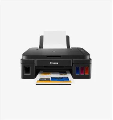 Multifunctional inkjet color CISS Canon PIXMA G2410, dimensiune A4 (Printare, Copiere, Scanare), viteza 8.8 ipm alb-negru, 5 ipm color,rezolutie printare 4800x1200 dpi, imprimare fara margini, alimentare hartie 100 coli, scanner CIS rezolutie 600x120