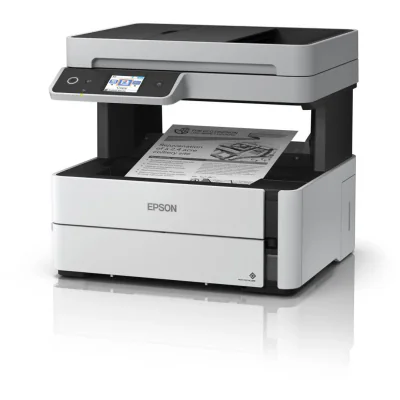 Multifunctional inkjet mono Eco tank E-T M3170, dimensiune A4 (Printare, Copiere, Scanare, Fax), viteza 39ppm alb-negru, Duplex, rezolutie 1200 x 2400 dpi, alimentare hartie 250 coli, ADF 35 coli, scanner CIS rezolutie 1200x2400 dpi,  interfata:  USB