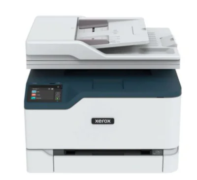 Multifunctional laser color Xerox C235V_DNI, Print/Copy/Scan/Fax, Dimensiune A4, Viteza: 22 ppm, Rezolutie Imprimare 600 x 600 dpi, calitate culoare de 4800,Copiere 600 x 600 dpi, Procesor 1 GHz Dual Core, Memorie 256 MB, Limbaje imprimate PCL® 5/6, 