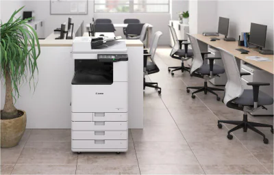 Multifunctional laser mono Canon IR2930i, dimensiune A3 (Printare, Copiere, Scanare, Fax Optional), duplex, viteza imprimare 30ppm A4 / 15ppm A3, rezolutie : 1200 dpi × 1200 dpi, procesor 1.6 Ghz, memorie 2 Gb, alimentare cu hartie standard 1200 coli
