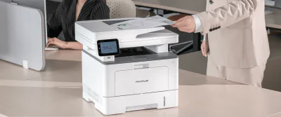 Multifunctional PANTUM BM5220ADW MONO, Dimensiune A4, Functi: Printare, Scanare, Copiere, Duplex automat, Viteza printare: 42ppm, 1200x1200 dpi, Limbaje printare: PCL5e, PCL6, PS, GDI, Procesor: 1.2 GHz, Memorie: 1GB RAM, Touchscreen 3.5", NFC, Vitez