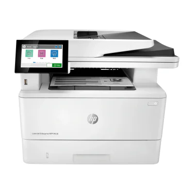 Multifuncțională laser HP LaserJet Enterprise M430f, A4, 38 ppm, duplex, fax, rețea Ethernet și Wi-Fi, White