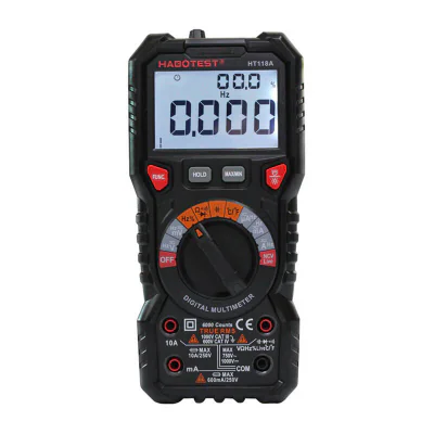 Multimetru digital cu lanternă Habotest HT118A, True RMS, NCV