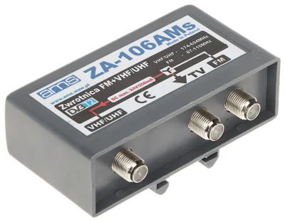 Multiplexor AMS ZA-106AMS, FM 87-110 MHz, 75 Ω