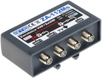 Multiplexor AMS ZA-112MS, UHF 471-694 MHz, 75 Ω