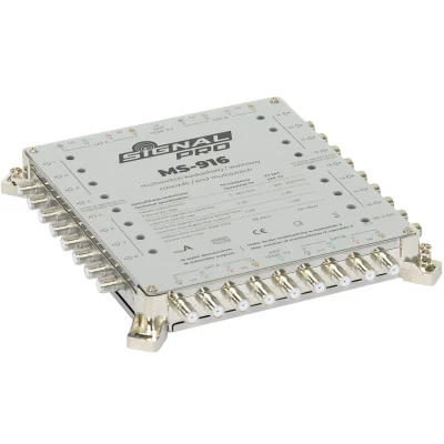 Multiswitch în cascadă SIGNAL PRO MS-916, 9 intrări / 16 ieșiri