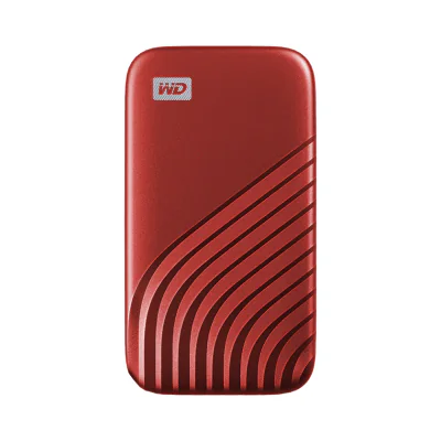 WD My Passport SSD 2TB Red Cross Compatible USB 3.2 Gen-2 and USB-C 1050MB/s Read 1000MB/s Write PC & Mac Compatiable