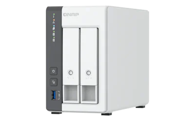 NAS QNAP 216G 2-Bay, CPU ARM 2.0GHz Quad core, RAM 4GB, 2.5"/3.5" SATA 6Gbps HDD (neincluse),  LAN: 1 x 2.5GbE + 1 x GbE, USB3.2 Gen1: 1 USB2.0: 2, tower, adaptor alimentare, garantie 2 ani