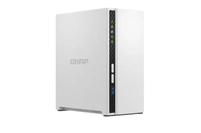 NAS QNAP 233 2-Bay, CPU ARM 2.0GHz Quad core, RAM 2GB, HDD 2.5"/3.5" SATA 6Gbps (neincluse), LAN: 1 GigaLan, USB3.2 Gen1: 1 USB2.0: 1, tower, adaptor alimentare, garantie 2 ani