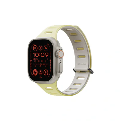 Native Union Active Watch Band For Apple Watch Ultra 42/44/45/49mm - Lemon/ Sandstone