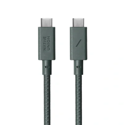 Native Union Anchor USB-C to USB-C Cable 3m - Slate Green