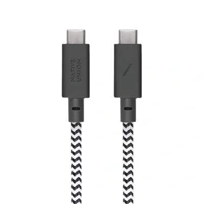 Native Union Anchor USB-C to USB-C Cable-Zebra 3m - Zebra