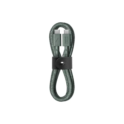 Native Union Belt Cable USB-C to USB-C 1,2m - Slate Green