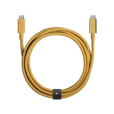 Native Union Belt Cable USB-C to USB-C-Pro 240W 2,4m - Kraft