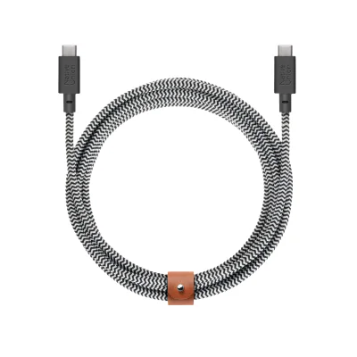 Native Union Belt Cable XL USB-C to USB-C 3m - Zebra