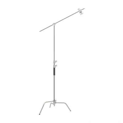 NEEWER SC320 – Suport cu cadru în formă de C din oțel inoxidabil, de 320 cm, cu braț extensibil