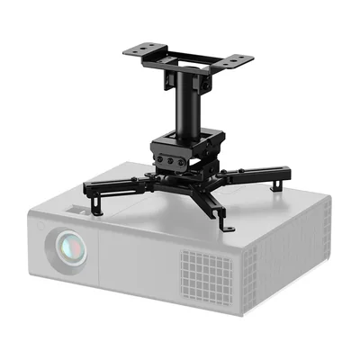 Neomounts CL25-530BL1 Beamer ceiling mount - h 25,5 cm - easy-install - full motion, Ceiling, 45 kg, Black, Steel, -8 - 8°, 360°