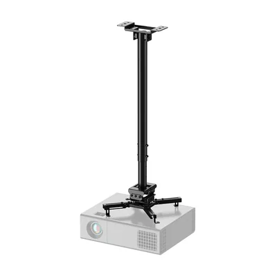 Neomounts CL25-550BL1 Beamer ceiling mount - h 74,5-114,5 cm - easy-install - full motion, Ceiling, 35 kg, Black, Steel, 745 - 1145 mm, -8 - 8°