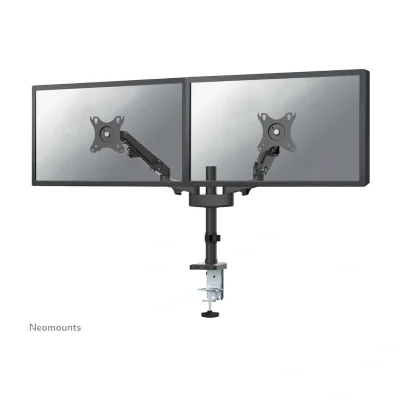Neomounts DS70-750BL2 Monitor arm 17-27" - gas spring, Clamp/Grommet, 7 kg, 43.2 cm (17"), 68.6 cm (27"), 100 x 100 mm, Black