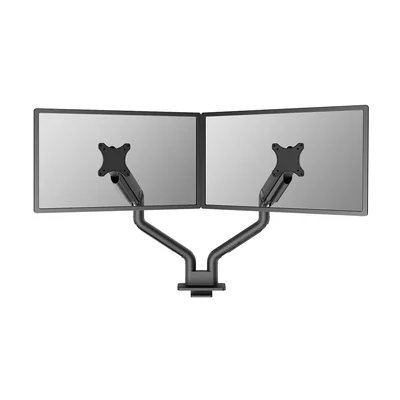 Neomounts DS70S-950BL2 Monitor arm 17-35" - gas spring - Topfix - 180°-stop, Clamp/Grommet, 18 kg, 43.2 cm (17"), 88.9 cm (35"), 100 x 100 mm, Black