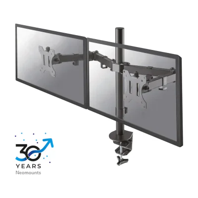 Neomounts FPMA-D550DBLACK Monitor arm 10-32", Clamp/Grommet, 8 kg, 25.4 cm (10"), 81.3 cm (32"), 100 x 100 mm, Black