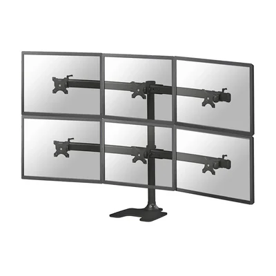 Neomounts FPMA-D700DD6 Monitor stand 10-27", Freestanding/Grommet, 8 kg, 25.4 cm (10"), 68.6 cm (27"), 100 x 100 mm, Black