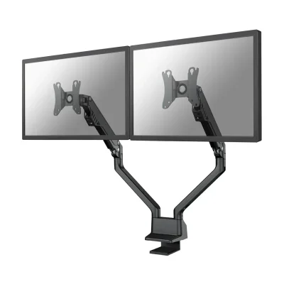 Neomounts FPMA-D750DBLACK2 Monitor arm 10-32" - gas spring - Topfix - 180°-stop, Clamp/Grommet, 8 kg, 25.4 cm (10"), 81.3 cm (32"), 100 x 100 mm, Black