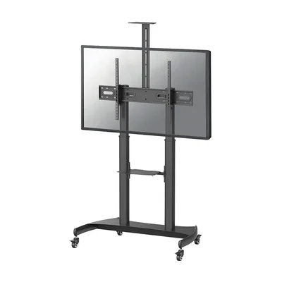 Neomounts PLASMA-M1950E TV trolley 60-100", Black, Steel, 100 kg, 152.4 cm (60"), 2.54 m (100"), 1000 x 400,1000 x 600,200 x 200,200 x 300,200 x 400,300 x 100,300 x 200,300 x 300,350 x 350,400 x...