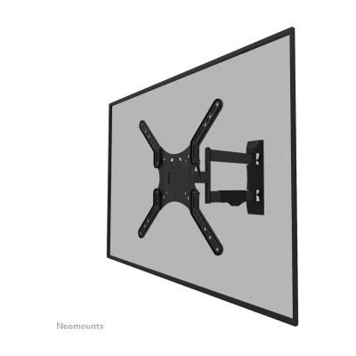 Neomounts WL40-550BL14 TV mount wall 40-55" - full motion - easy install, 100 x 100 mm, 400 x 400 mm, -2 - 12°, 0 - 40°, Steel, Black