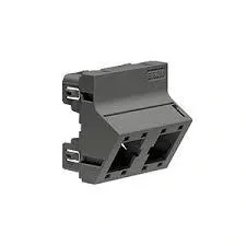 NET ACC ANGLED MOUNTING PLATE/45X45 2X1P BLACK R313331 R&M