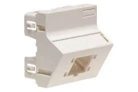 NET ACC ANGLED MOUNTING PLATE/45X45 2X1P WHITE R313332 R&M