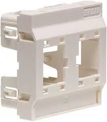 NET ACC MOUNTING PLATE 45X45/2X1PORT WHITE R313330 R&M