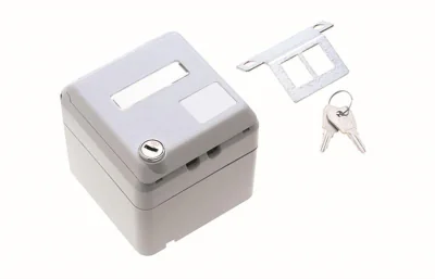NET ACC OUTLET 2X1P 93X90/IP44 R503476 R&M