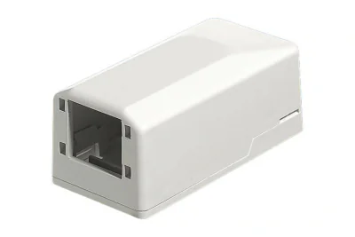 NET ACC SURFACE MOUNT BOX/1P WHITE R303901 R&M