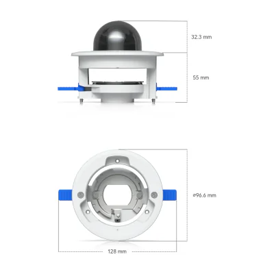 NET CAMERA ACC FLUSH MOUNT/UACCG5DOMEULTRAFMSBW UBIQUITI