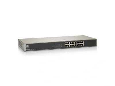 NET SWITCH 16PORT 10/100/1000M/GSW-1657 LEVELONE