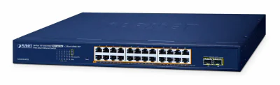 NET SWITCH 24PORT 1000M SFP/GS-2210-24P2S PLANET