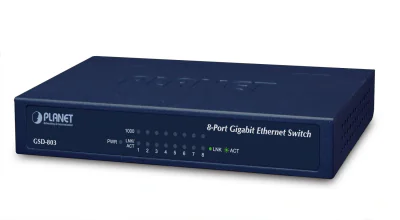 NET SWITCH 8PORT 1000M/GSD-803 PLANET