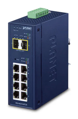 NET SWITCH 8PORT 1000M/IGS-4215-8T2S PLANET