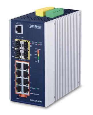 NET SWITCH 8PORT 1000M/IGS-5225-8P4S PLANET