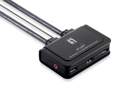 NET SWITCH KVM USB HDMI/2PORT KVM-0290 LEVELONE
