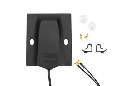 NETGEAR 6000451, 2.5 dBi, 1710-5925 MHz, Black, 100 m, MR1100, MR5200, MR6500, MR6110, LM1200, and other devices with TS-9 or SMA connectors., 160 mm