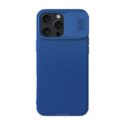 Nillkin CamShield Pro Husă iPhone 16 Pro Max (albastru)